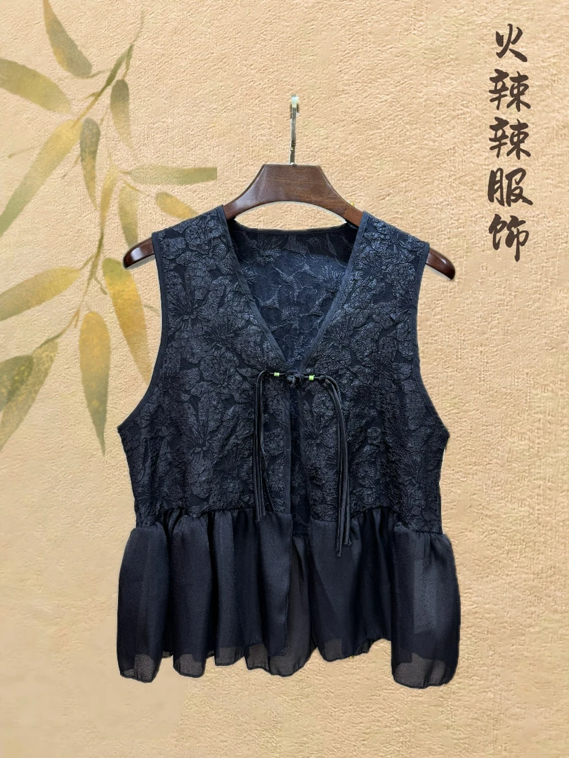 12马甲时尚国风复古