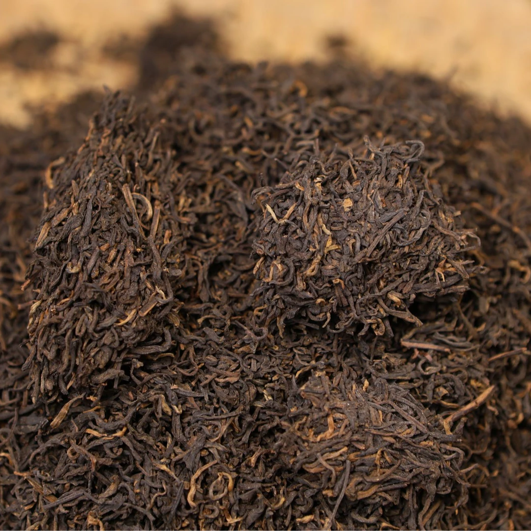 菌香金花（2014年特级六堡茶）茶汤醇厚细腻柔顺花蜜香60g