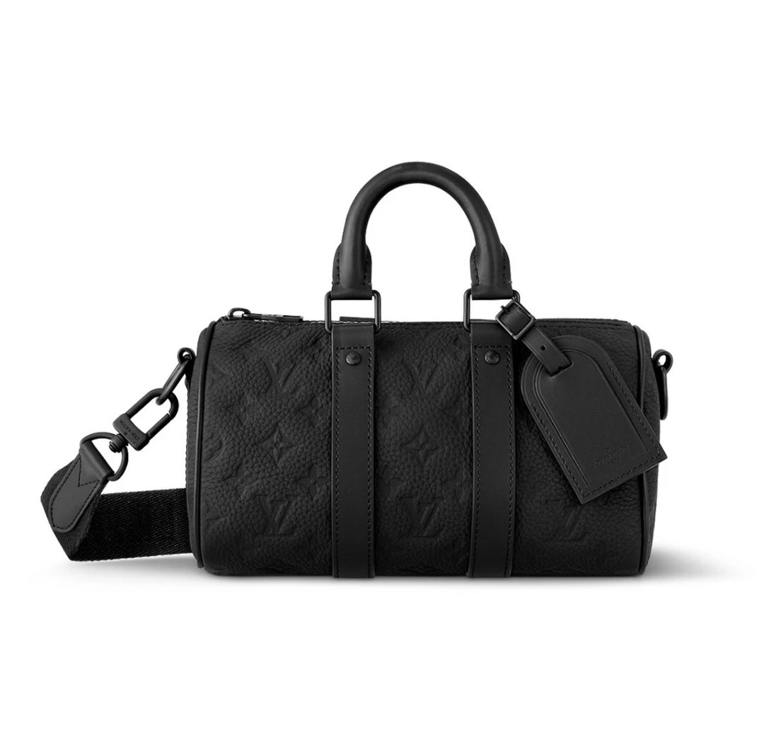 99新 LV 闲置 Keepall 25芯片款经典老花满印单肩包25/14/10 F361
