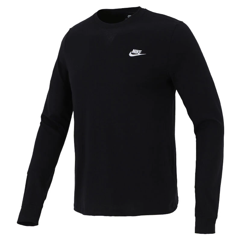 NIKE耐克男女圆领休闲长袖T恤NSW CLUB TEE - LS打底衫AR5194-010