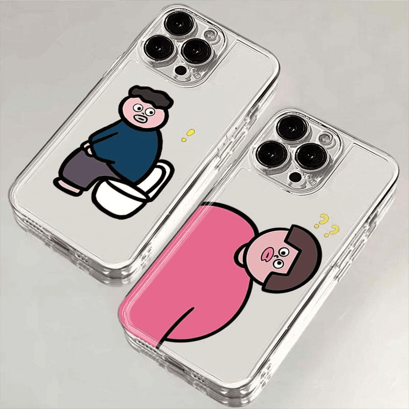 搞怪情侣iphone15苹果手机壳14promax硅胶13pro透明12高级11全包X