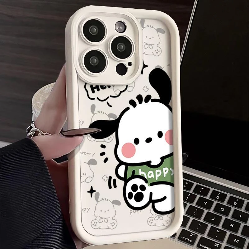 可怕帕恰狗苹果15手机壳14ProMax软硅胶iPhone13女11全包12防摔XS