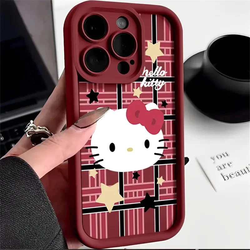 凯蒂猫iphone15PRO苹果手机壳14promax硅胶13高级12/11/XSXR78P