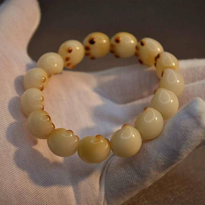 非金属树脂手链 多德家炭烧菩提根猫爪招财手串碳烤菩提根猫爪手