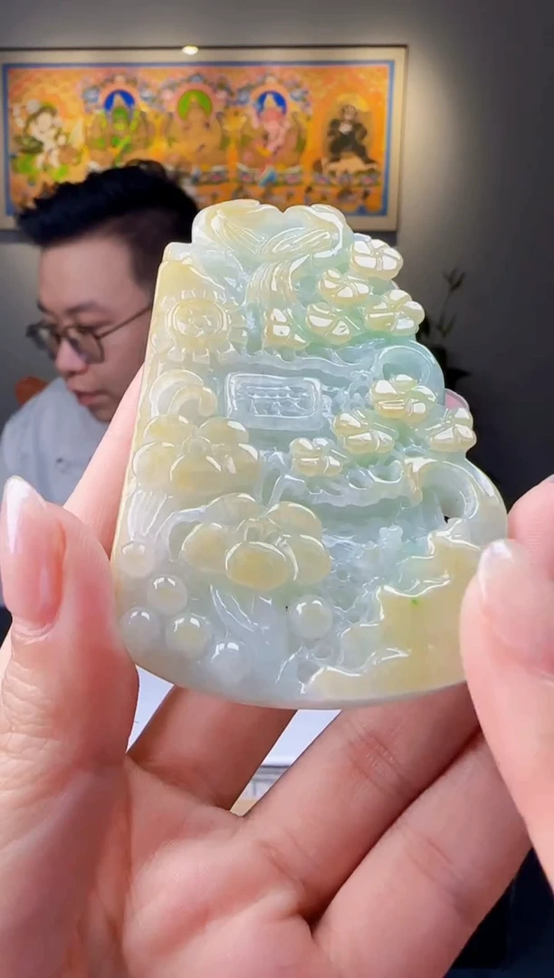 【闪购商品】翡翠颈饰未镶嵌Z06760翡翠
