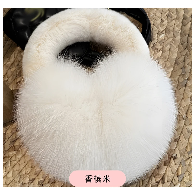 真狐狸耳罩女冬季保暖耳包可爱耳暖耳套毛绒耳捂子骑车护耳朵防冻