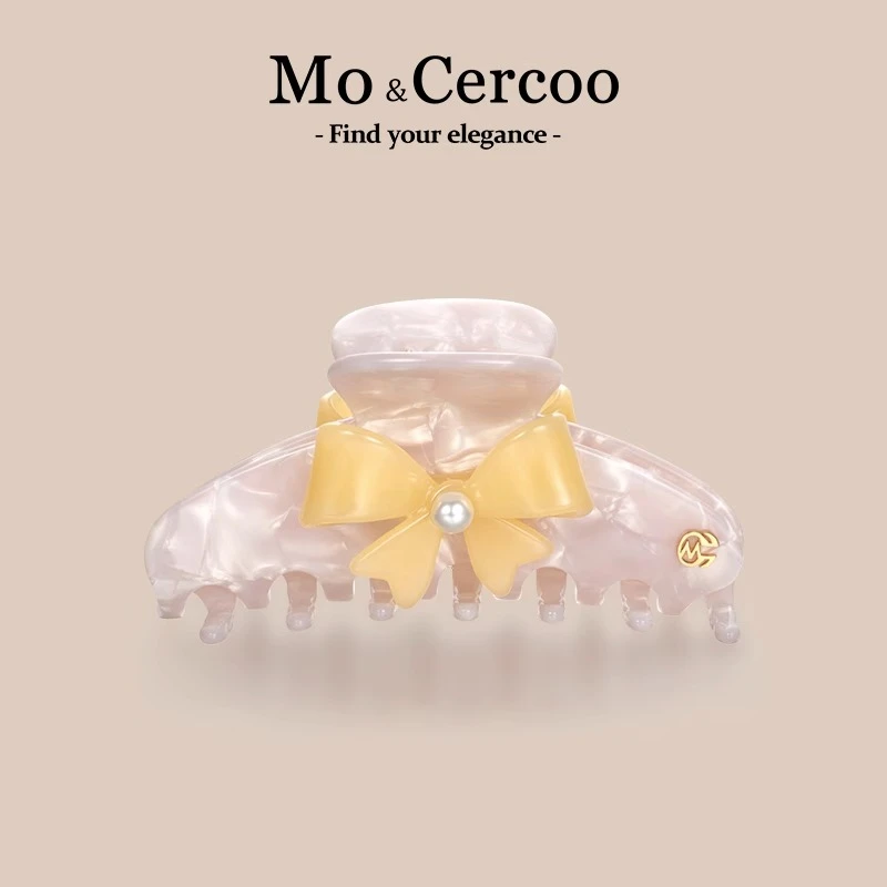 MoCercoo2023新款抓夹女夏季醋酸发夹半夹马尾发抓后脑勺鲨鱼夹