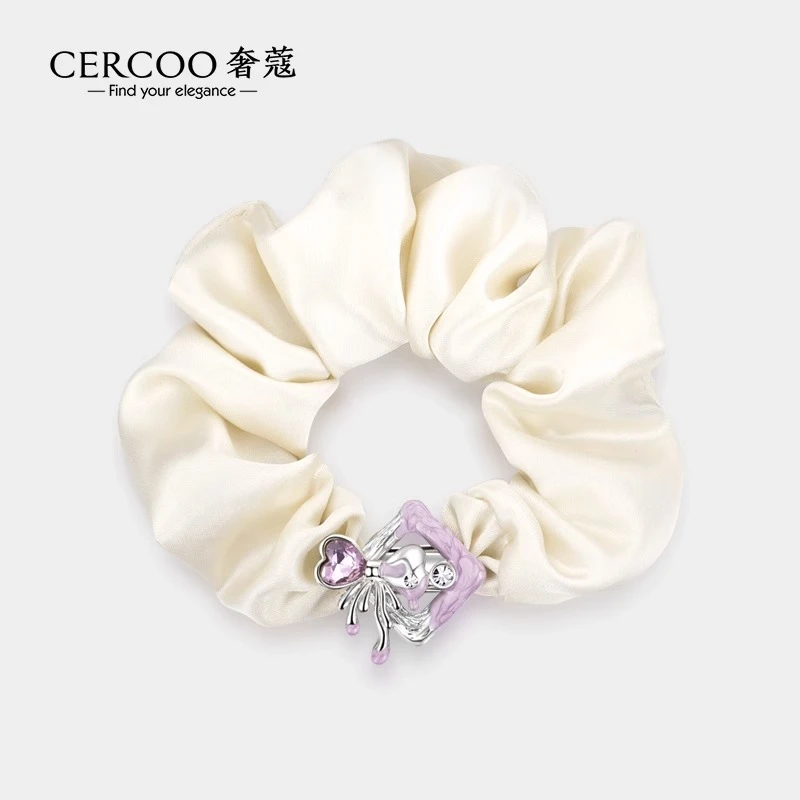 Cercoo/奢蔻涟漪乐园时尚金属大发圈大肠盘发圈扎马尾发绳发饰女
