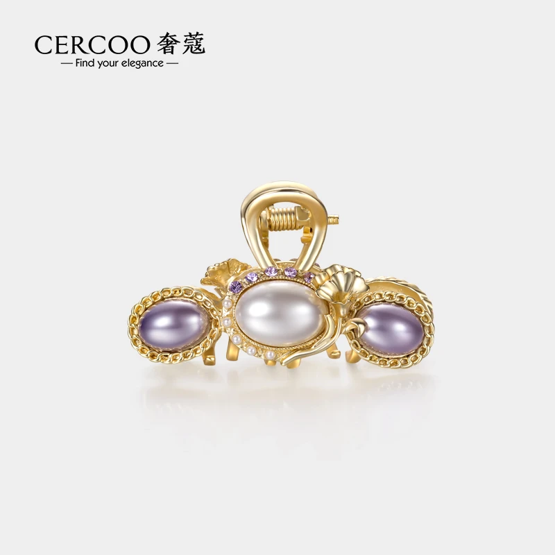 Cercoo/奢蔻吉斯蒙达系列中号丸子头后脑勺气质盘发器抓夹发抓夹