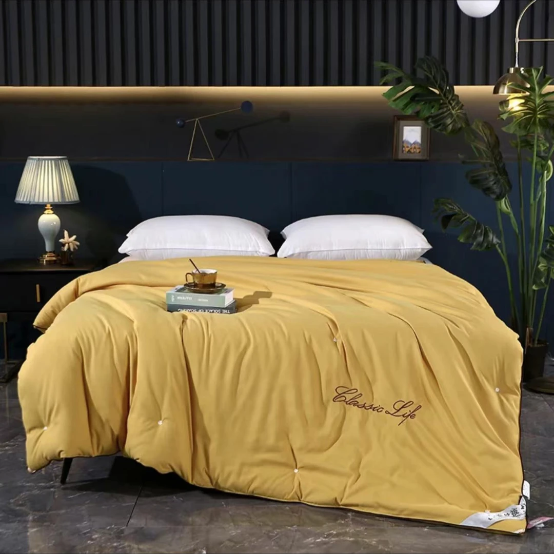 220*240cm新疆棉花冬被-黄
