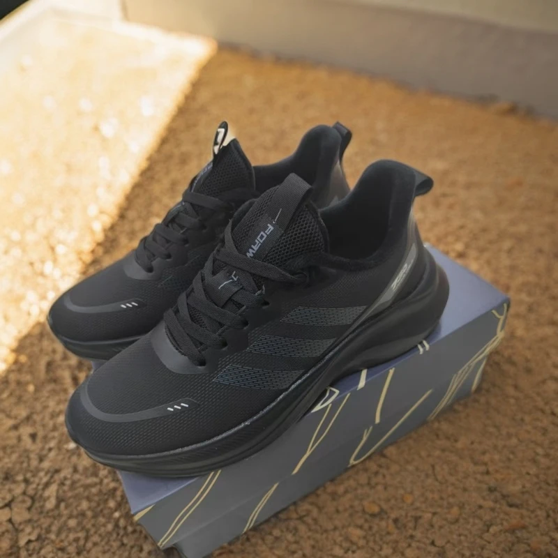 秋冬加绒保暖休闲运动轻便男鞋