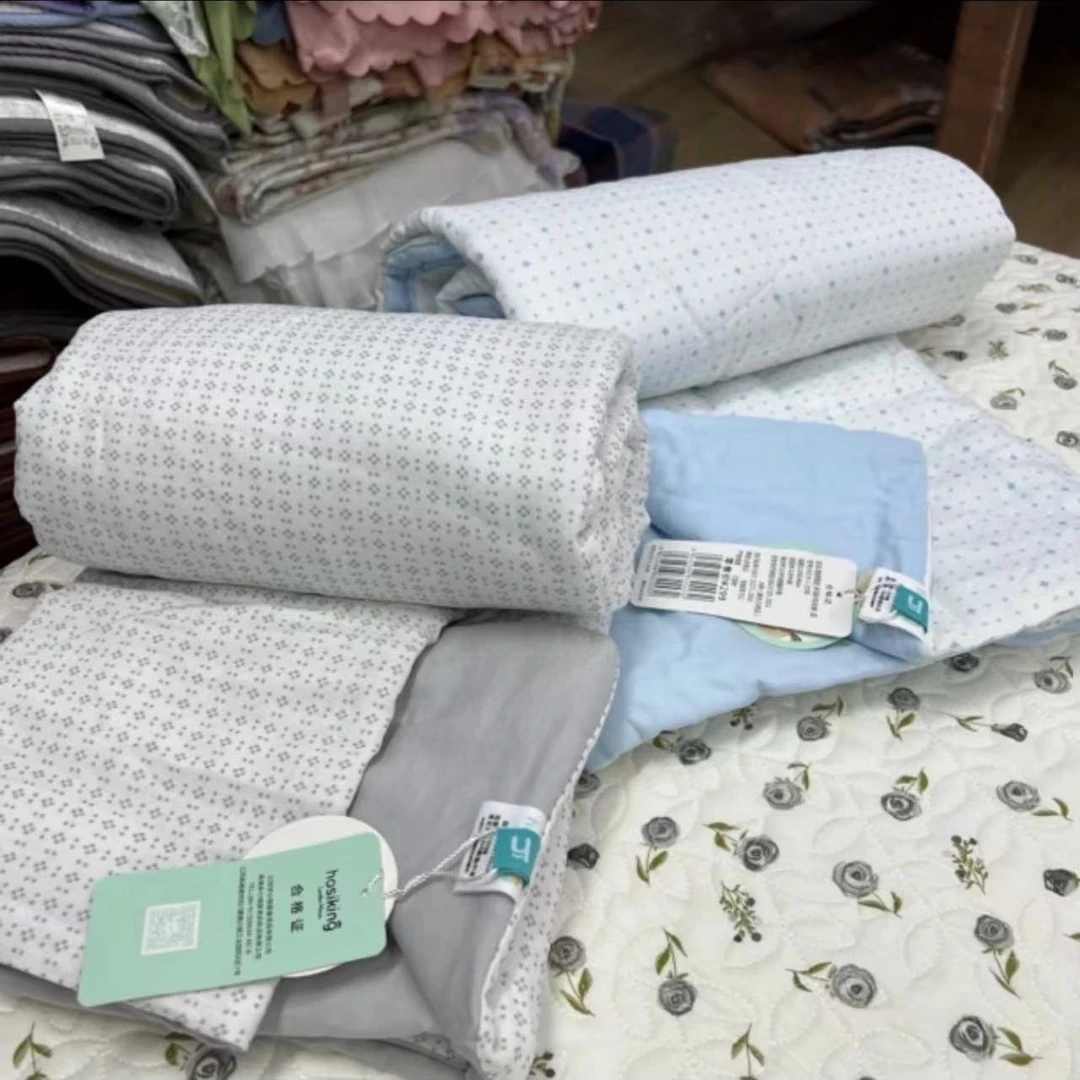 110*140cm草木染三层纱童被星海