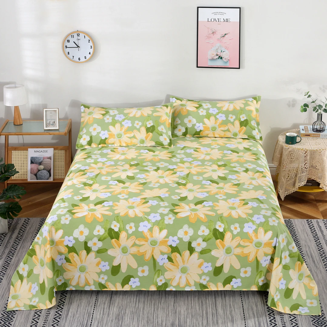 【绿油墨画老粗布】加厚四季款老粗布帆布吸汗高品质布料舒适