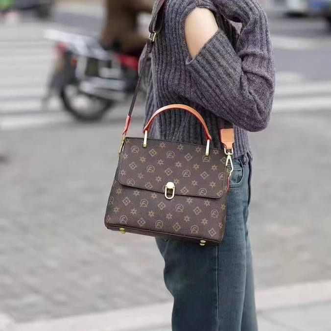 茗包坊推荐新款时尚百搭手提包洋气休闲斜挎包简约单肩包潮流气质