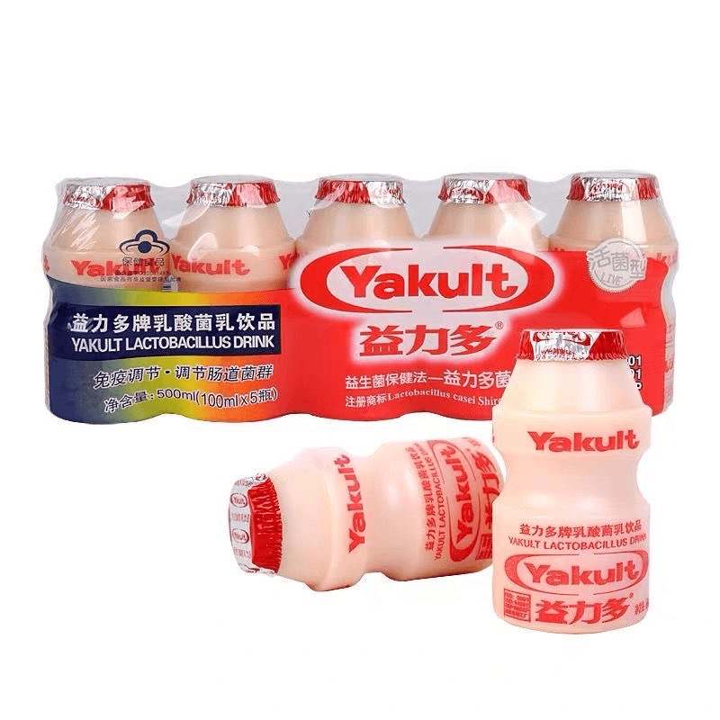 最新日期正品100ml瓶益力多乳酸菌 批发原味酸奶活性菌酸奶饮品