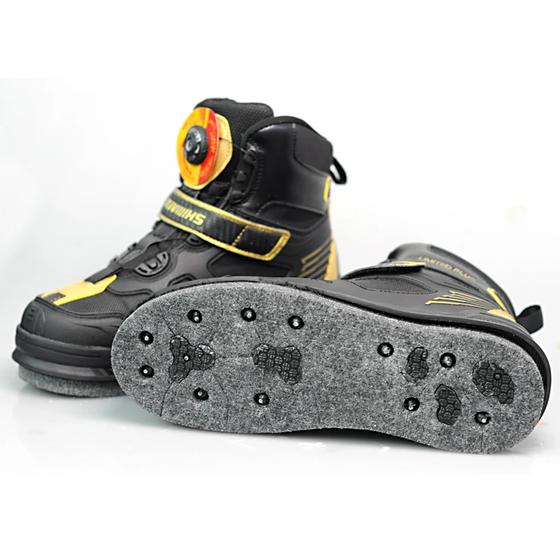 海钓矶钓登礁防滑钓鱼毛毡底橡皮钉三重防滑耐磨矶钓钓鱼装备