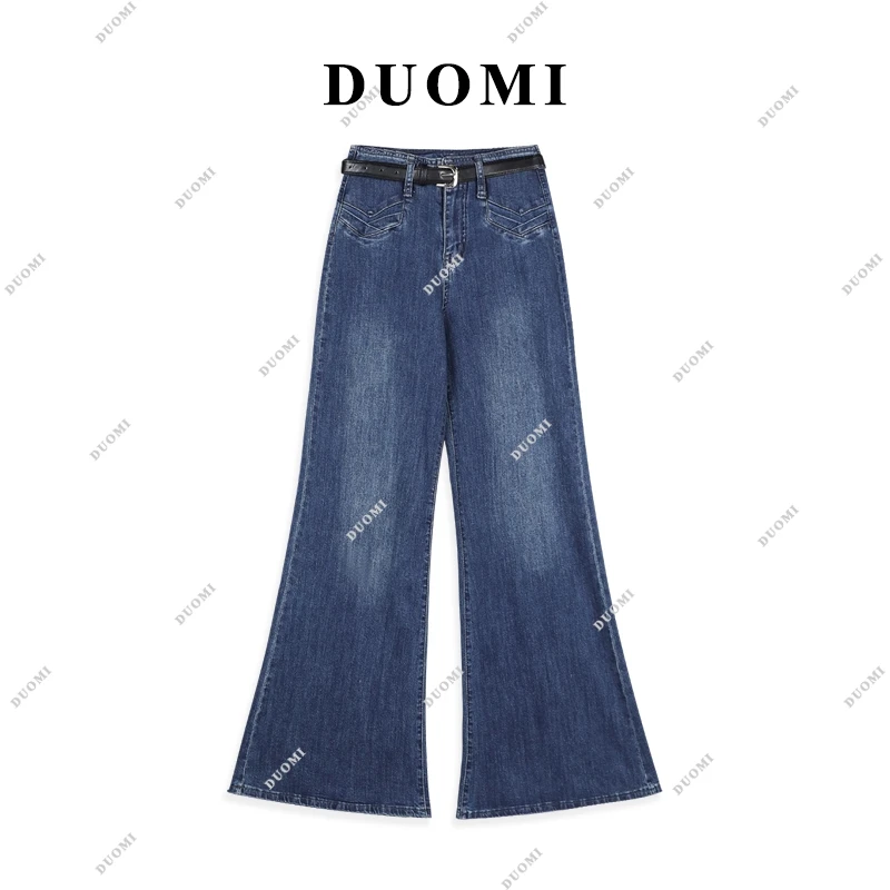 【DUOMI】高腰显瘦牛仔裤女早秋新款时尚百搭休闲裤子DD-0427
