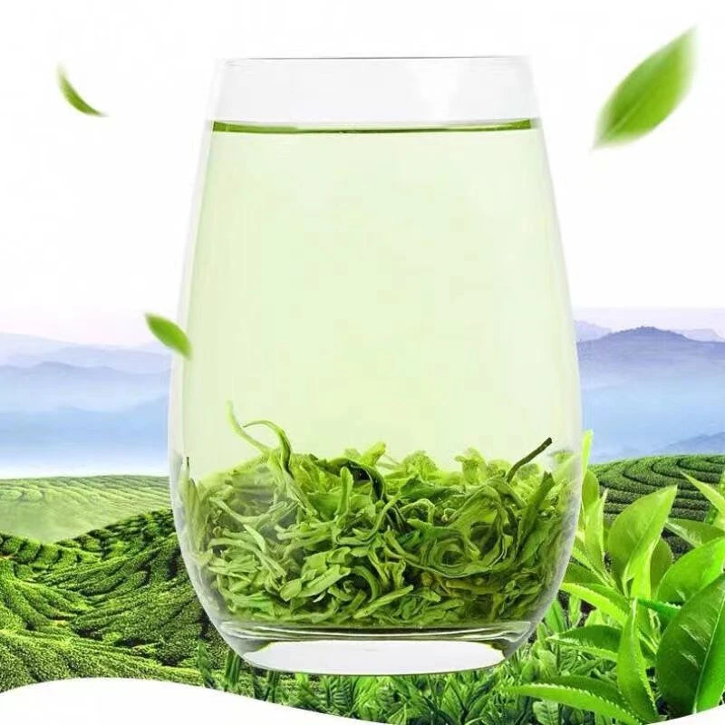 恩施春茶正宗硒茶炒青高山云雾绿茶浓香耐泡茶汤鹅黄嫩绿板栗香