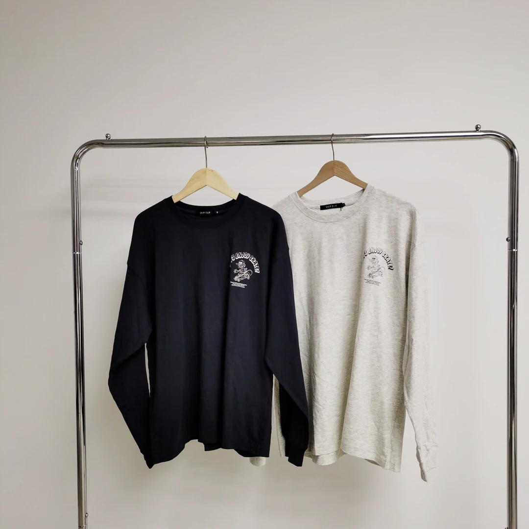 J211 滑板男孩印花棉质休闲T恤