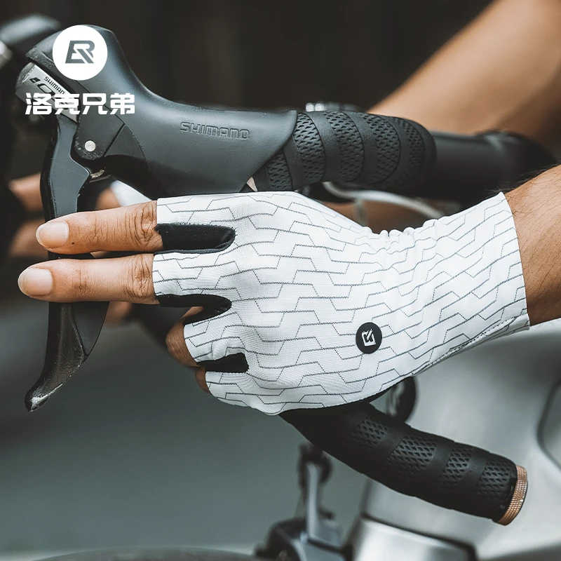 洛克兄弟骑行半指手套减震男女公路车手套自行车公路全指舒适夏季