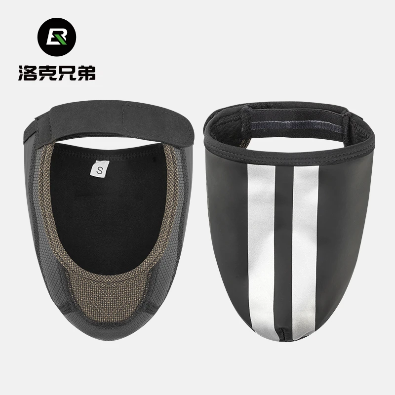 洛克兄弟半掌骑行鞋套自行车山地公路车锁鞋鞋套男秋冬季保暖装备