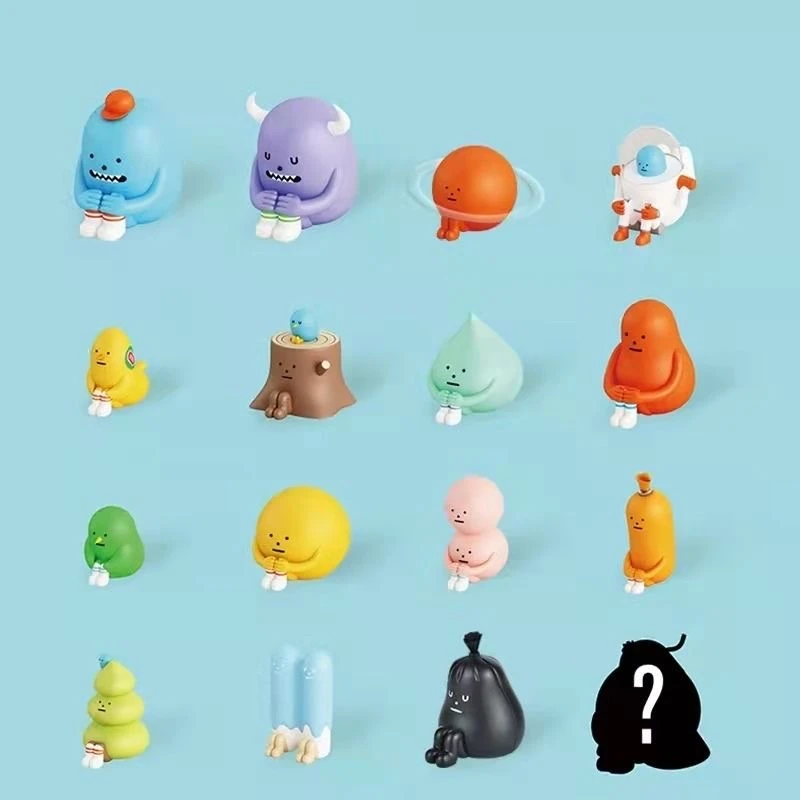 （正）黏黏怪坐坐系列diy包挂钥匙链