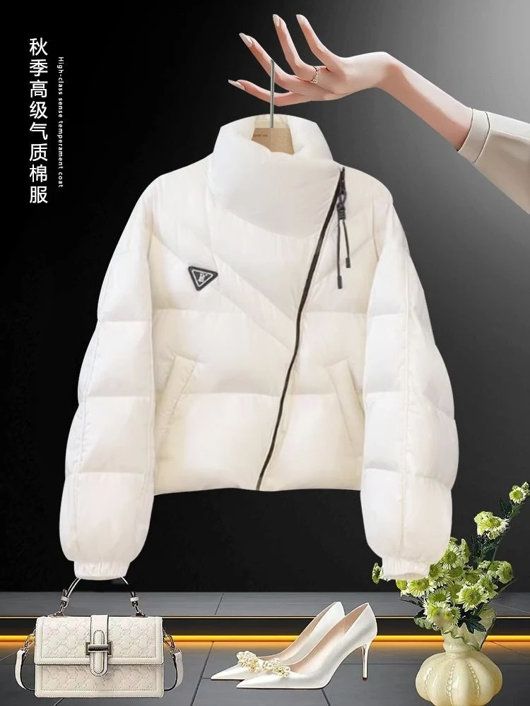 2024新款欧货小个子超好看炸街短款棉服秋冬季高级感百搭保暖外套