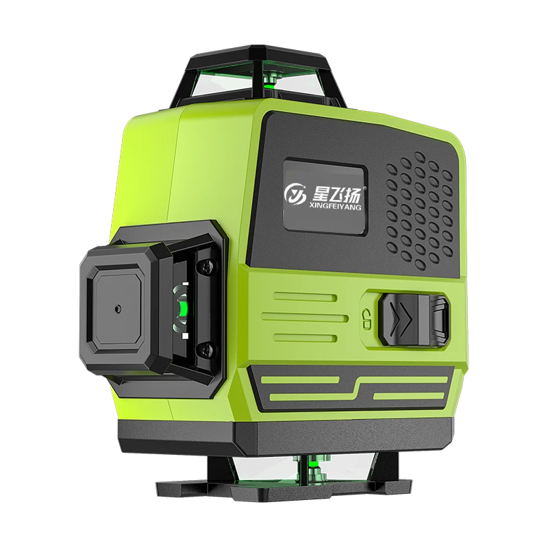 星飞扬绿光8线12线16线水平仪自动激光调节专业贴地使用