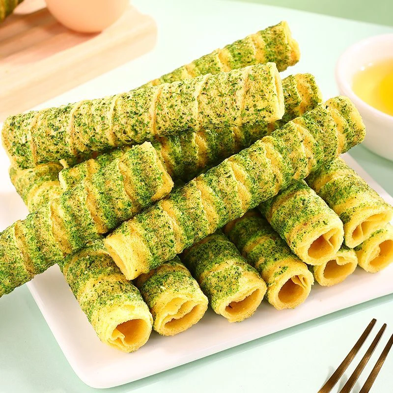 顺心乐海苔酥心卷香脆美味营养好吃细腻香甜饼干烘焙独立小包装