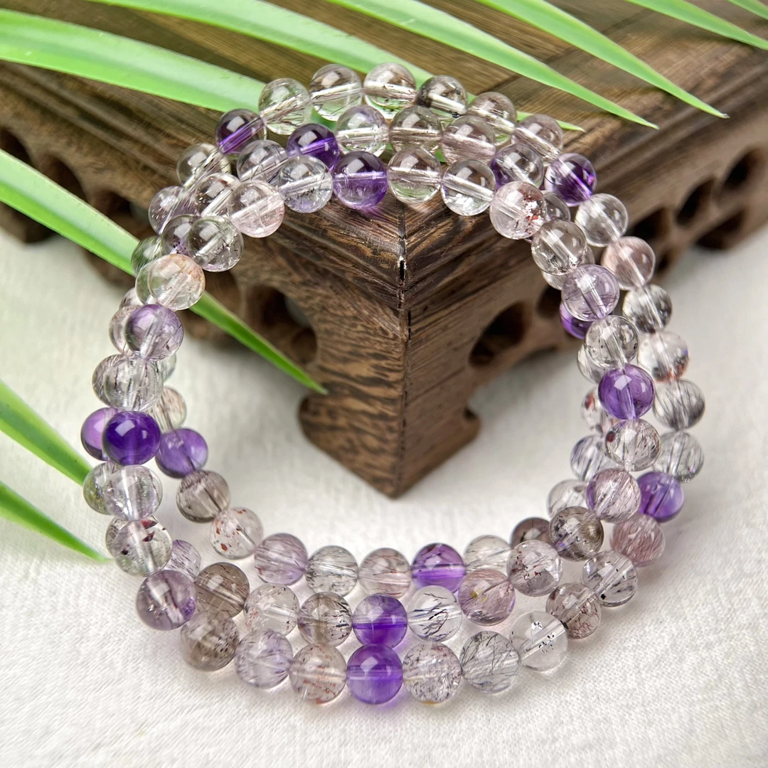 高品质净体仙女超七水晶多圈5-6mm+ FX-5294