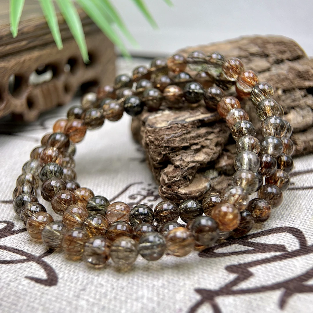 SS级 天花板黑金超多圈手串 6mm+ FX-5392