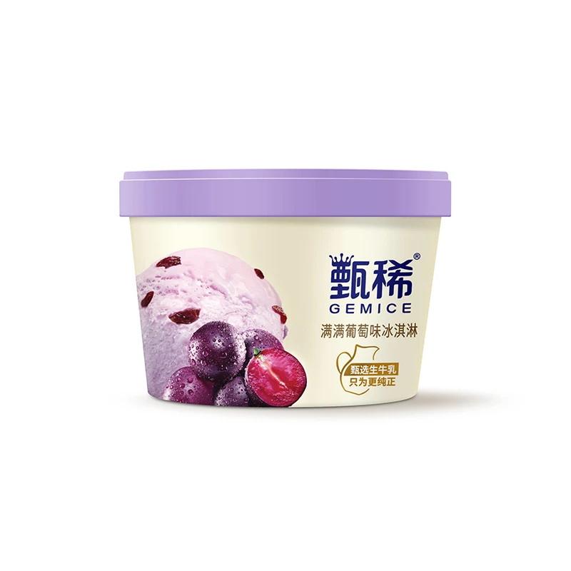 伊利甄稀满满葡萄味冰淇淋90g