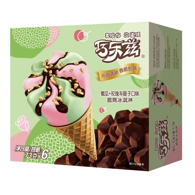 伊利巧乐兹蜜瓜冰淇淋73g*6