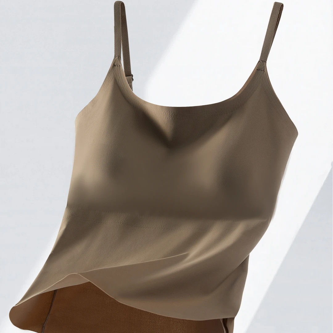 高奢无痕一体固定杯可调节肩带百搭美背