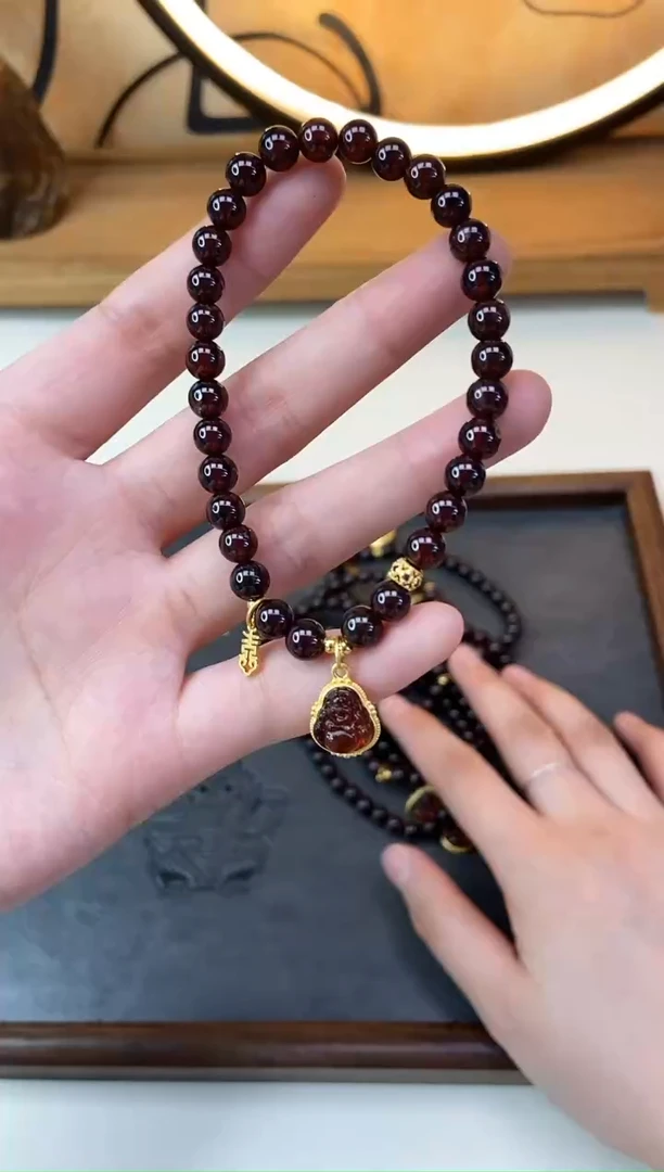 【闪购商品】石榴石手链未镶嵌969