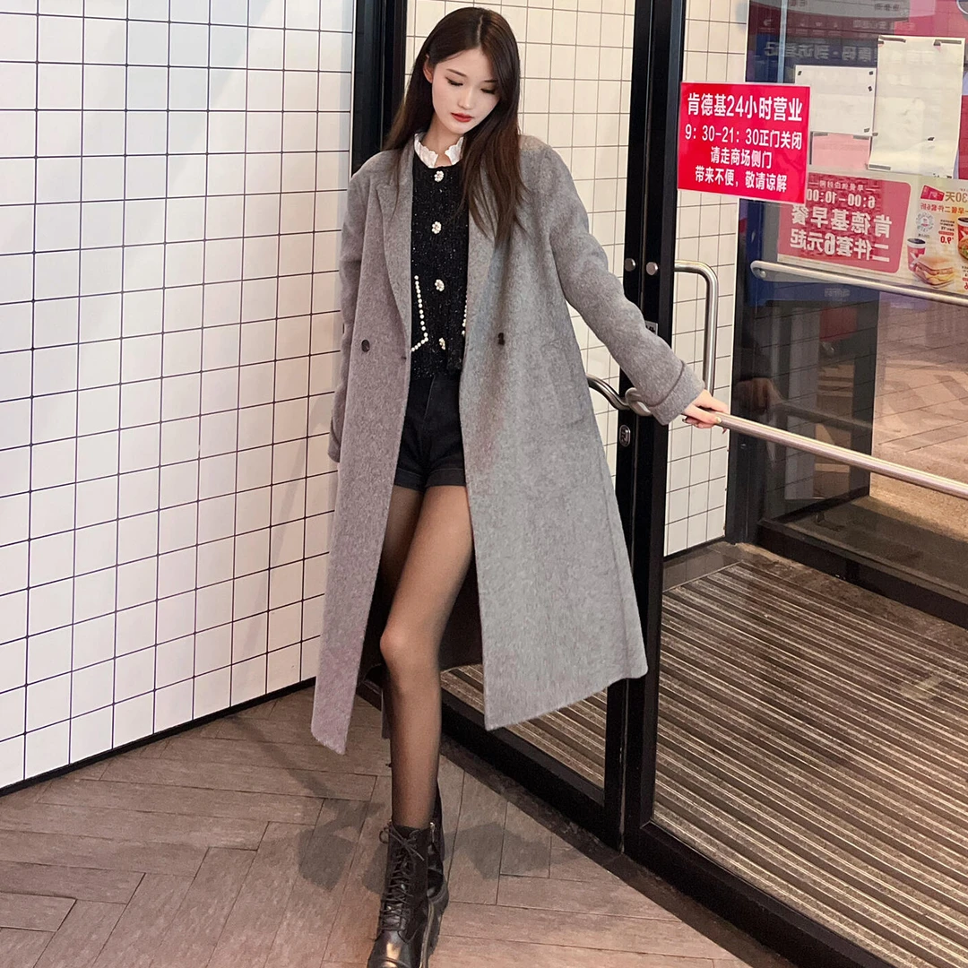 [桃小美定制]秋冬高级氛围感透肤裤加厚百搭