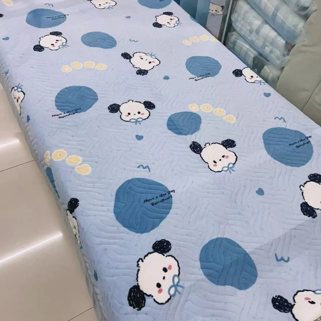 蓝色帕恰狗230*250全消光牛奶宝宝绒亲肤不起静电床盖