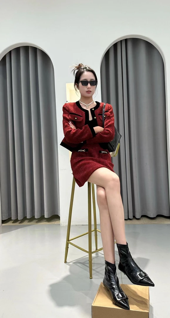 （轮胎鞋）顶顶顶！运动老爹鞋小香风气质轻奢时尚百搭红色设计师优L
