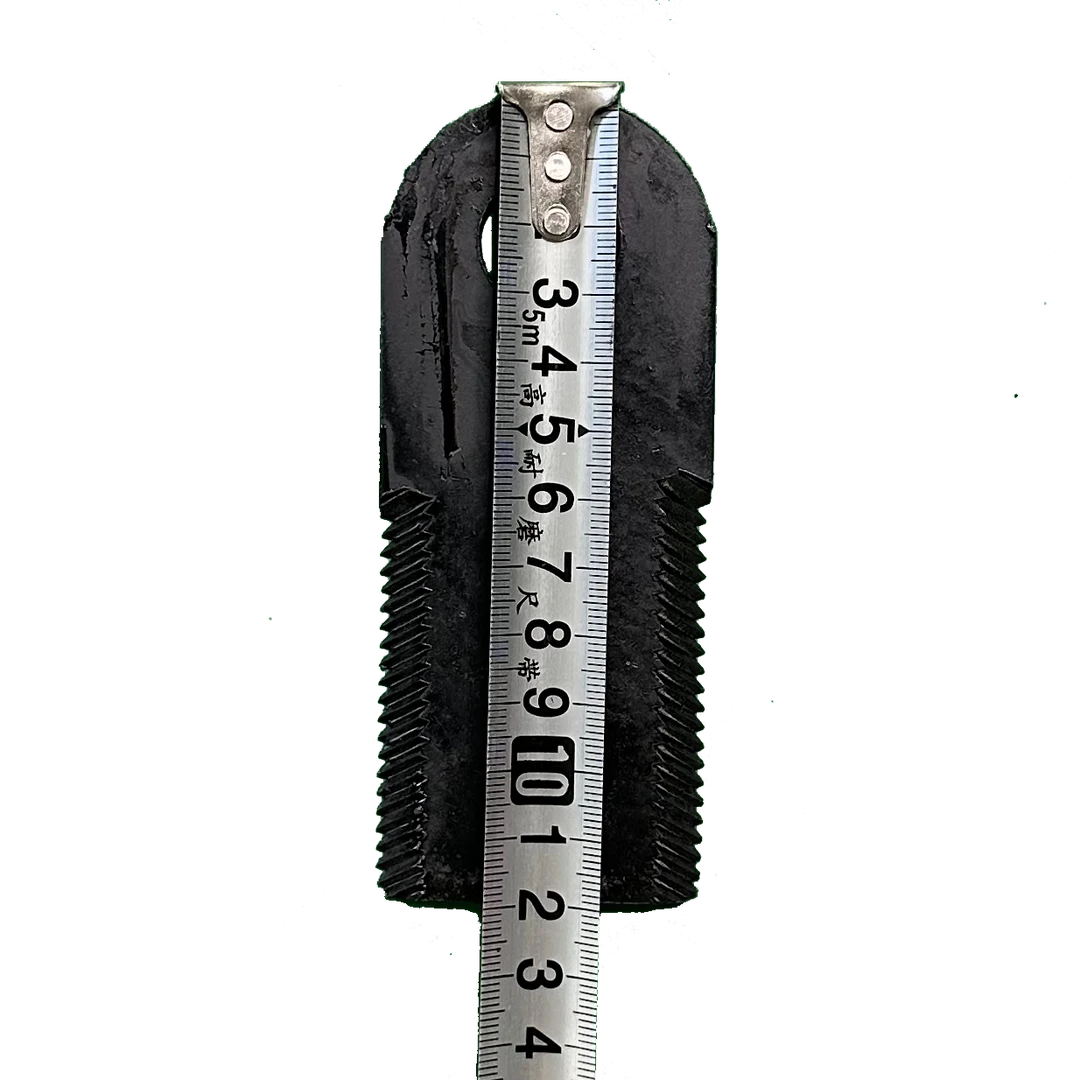 碎草机专用直刀12cm二次淬火65锰钢材质