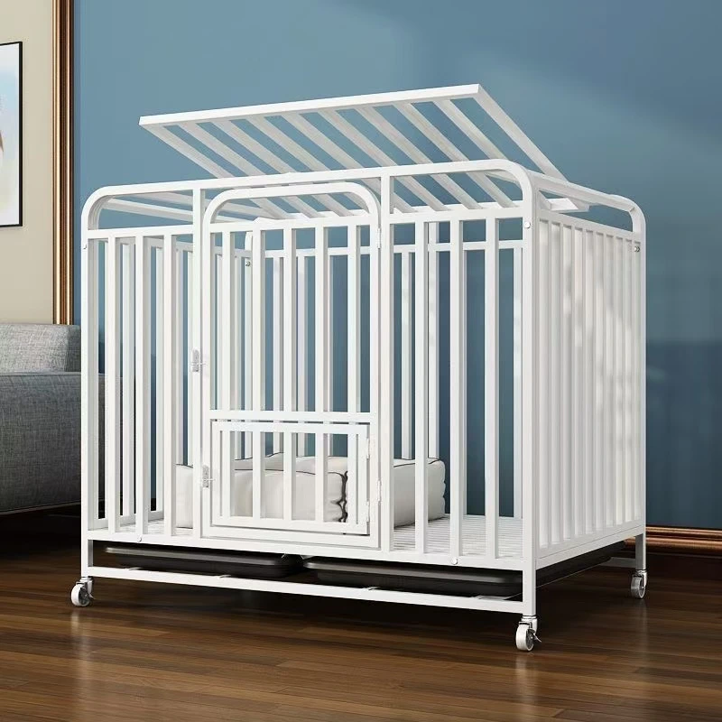 狗笼中小型宠物狗狗围栏加粗猫窝隔离超大自由空间厕所一体宠物笼