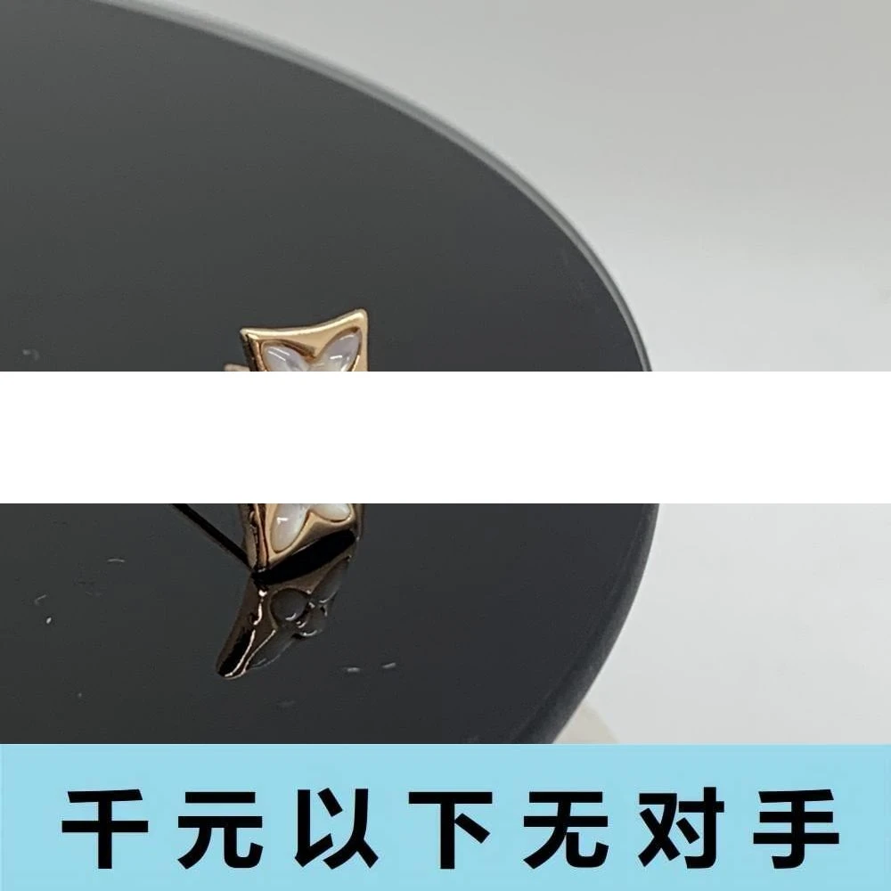 铜合金合成锆石耳饰 ed511 老花贝贝耳钉