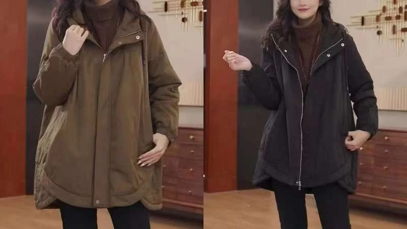 【连续三年大爆款厂家赔米捡漏】加绒加厚防风休闲减龄棉服