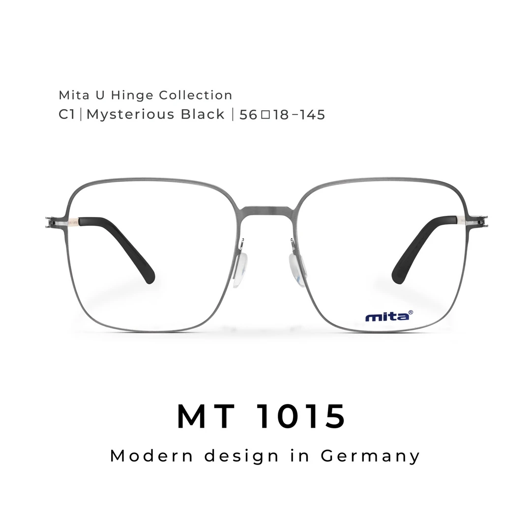 Mita大框近视眼镜中性款可配度数高级感大方框眼镜架超轻MT1015
