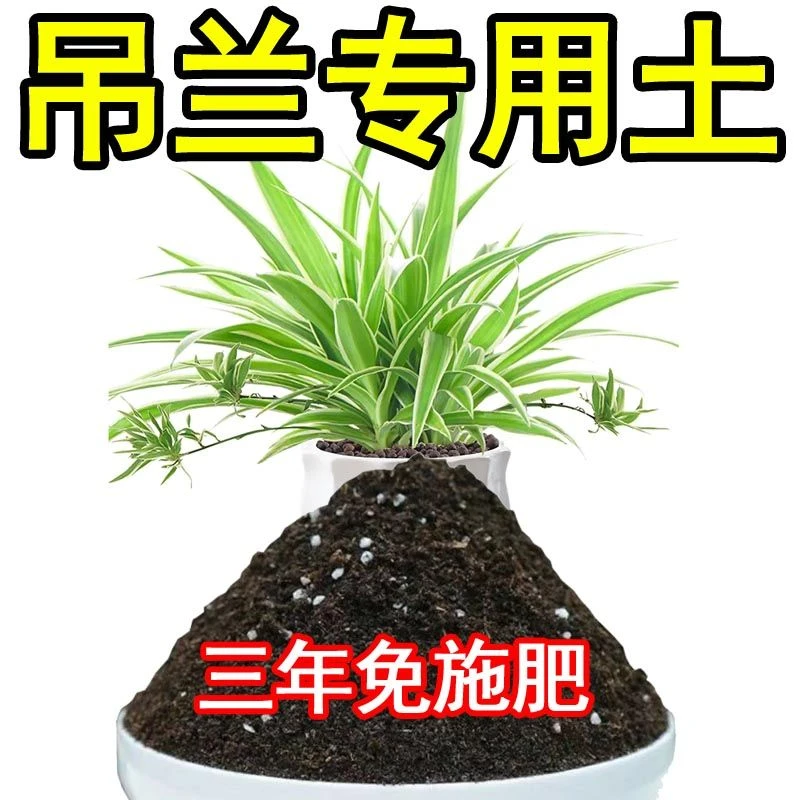 吊兰专用土吊兰盆栽土通用营养土养花肥料室内客厅种花土酸性土壤