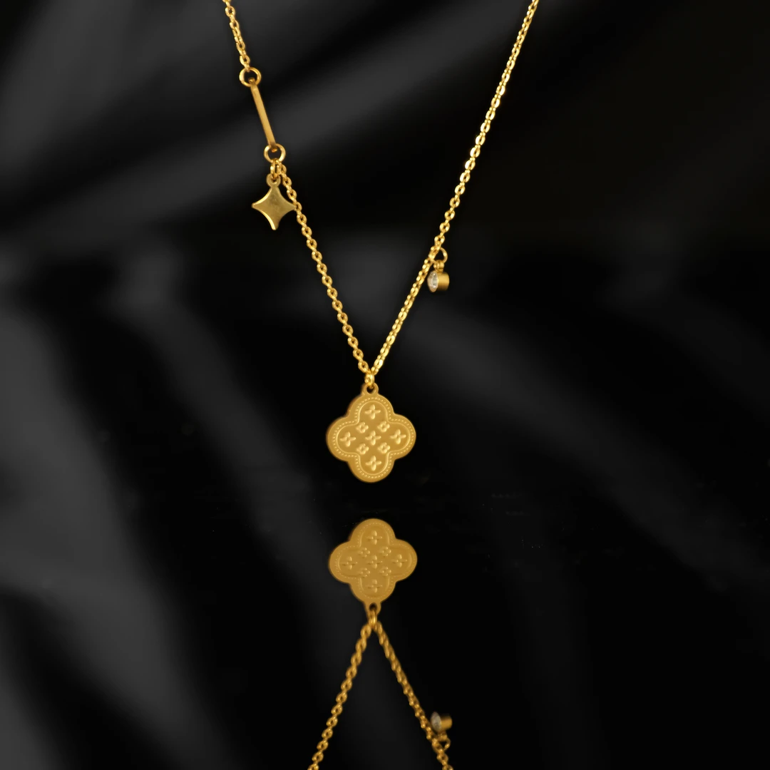 钛钢项链 气质轻奢时尚百搭简约经典项链