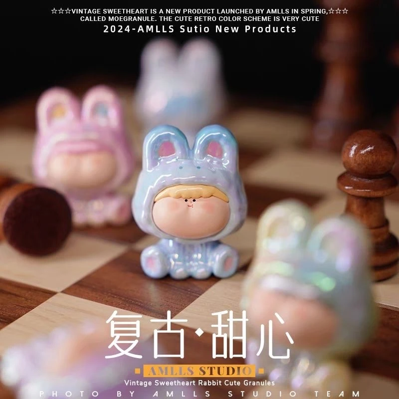 【拆盒】阿玛莉莉丝复古甜心小兔系列萌粒盲袋