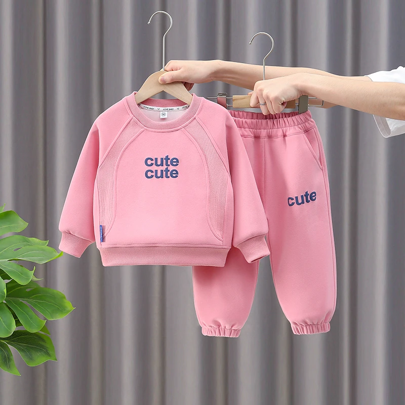 男童卫衣套装2025韩版春秋其他通用中小童男童时尚洋气男宝春秋款