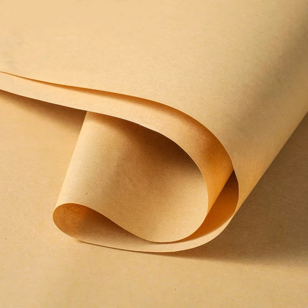 纯色复古牛皮纸花束包花纸