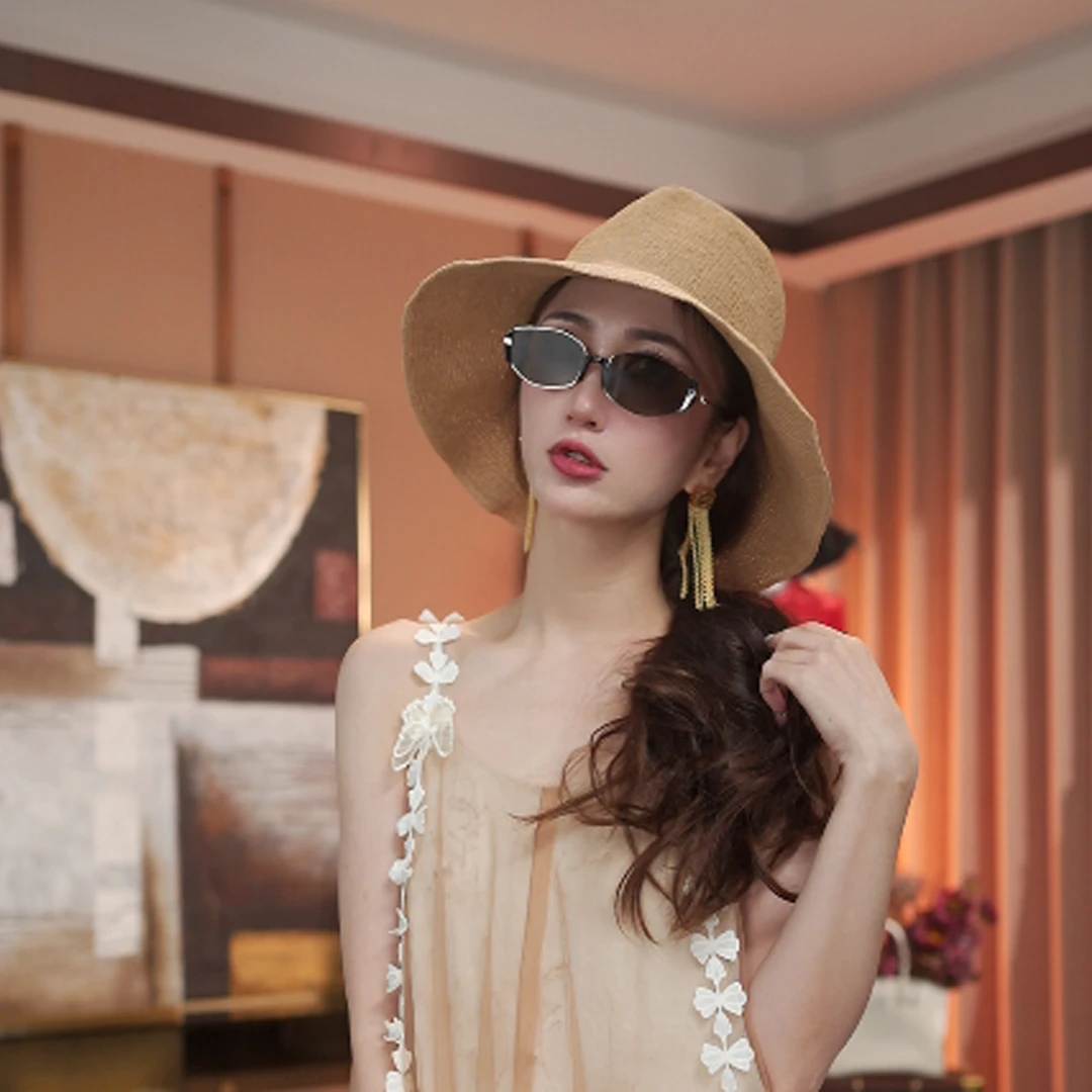 设计师夏季气质高级遮阳帽