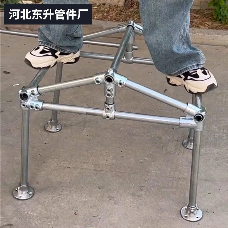 4分6分1寸25mm钢管养殖棚鸡棚狗笼阳光房车库车棚雨棚活动架子